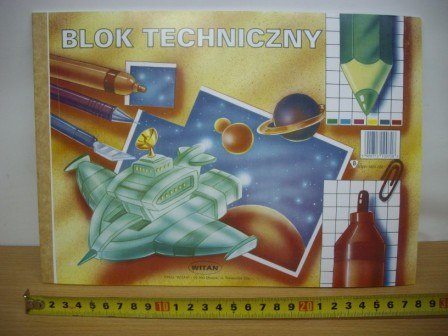 Blok techniczny A4 - 20kart./biały