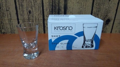 Kieliszki 6szt. do wódki 25ml X KROSNO