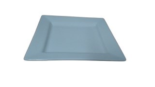 Talerz 18x18 kwadrat biała porcelana 8szt. HTNA3155