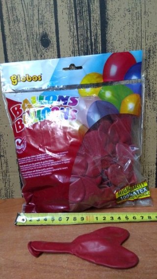 Balony 100szt SERCE PASTEL ''10''