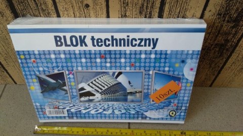 Blok 10szt. techniczny biały A4 | A4Q