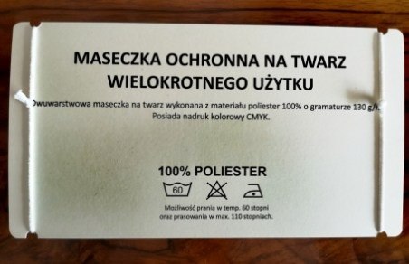 Maseczka ochronna usta