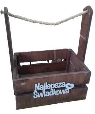 Skrzynka na alkohol nosidło Najlepsza Świadkowa