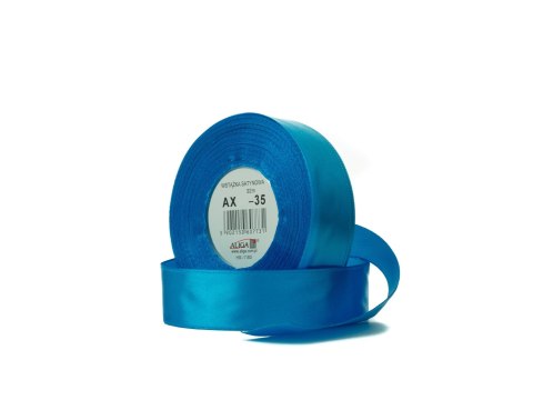 Wstążka satynowa 12mmx32m NIEBIESKI 4szt. | AX12-35 Wstążka satynowa 12mmx32m NIEBIESKI 4szt. | AX12-35