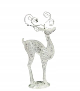 Figurka metalowa RENIFER płaska 50x22 cm | XMP-18033