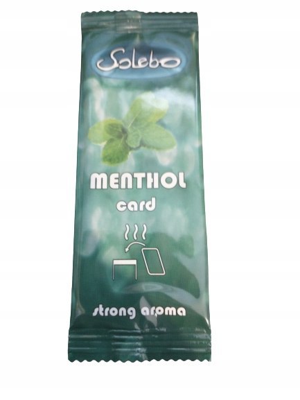 Karta aromatyzująca do papierosów 25szt. MENTHOL SOLEBO