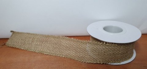 Taśma/wstążka 4cm x 5m JUTA NATURALNA TJ2-4