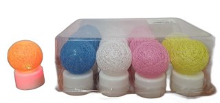 Lampki na baterie Led 12szt. COTTON BALLS