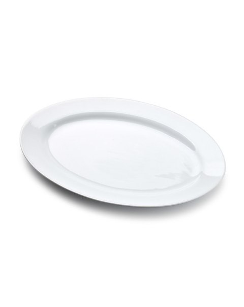 Półmisek owalny biała porcelana BASIC 30x20xh2.2cm