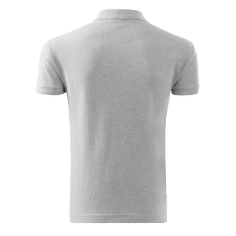 Koszulka polo Malfini Cotton M MLI-21203 jasnoszary melanż