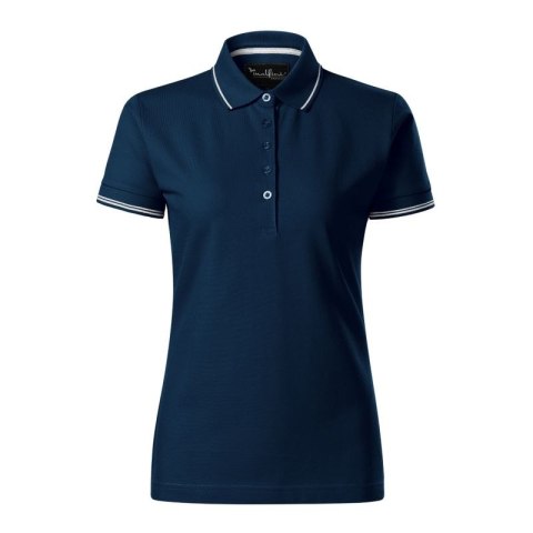Koszulka polo Malfini Perfection plain W MLI-25302 granatowy