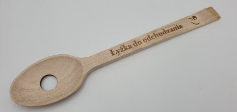 Drewniana łyżka do odchudzania 32cm