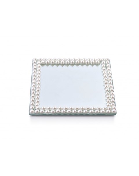 MARGOT PEARL podstawka 15x15xh1cm