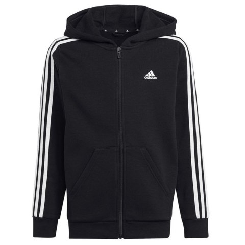 Bluza adidas 3 Stripes FL Full-Zip Hoody Jr HR6331 Bluza adidas 3 Stripes FL Full-Zip Hoody Jr HR6331
