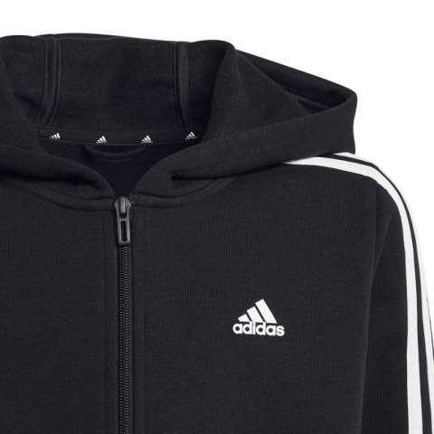 Bluza adidas 3 Stripes FL Full-Zip Hoody Jr HR6331 Bluza adidas 3 Stripes FL Full-Zip Hoody Jr HR6331