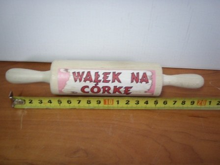 Wałek mały - humor 21 cm.