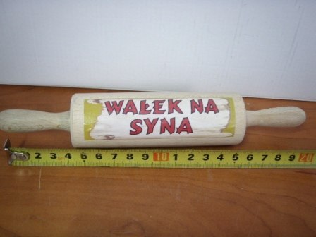 Wałek mały - humor 21 cm.