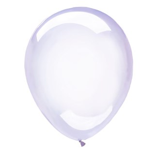 Balon fioletowy transparentny 10cali 12szt 400368