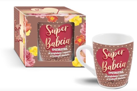 Kubek baryłka 300ml - Super Babcia