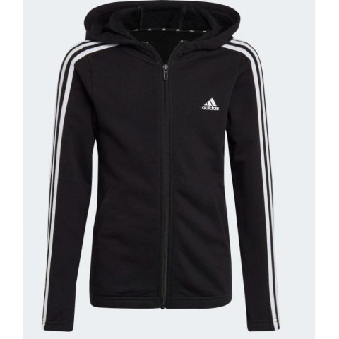 Bluza adidas Essentials 3 Stripes Full-Zip Hoodie Jr IC3634 Bluza adidas Essentials 3 Stripes Full-Zip Hoodie Jr IC3634