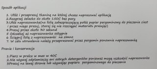 Naprasowanka 13x18 MIŚ Z KWIATAMI 10szt NR24