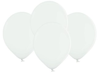 Balony pastelowe białe 23cm 100 szt. 88-01