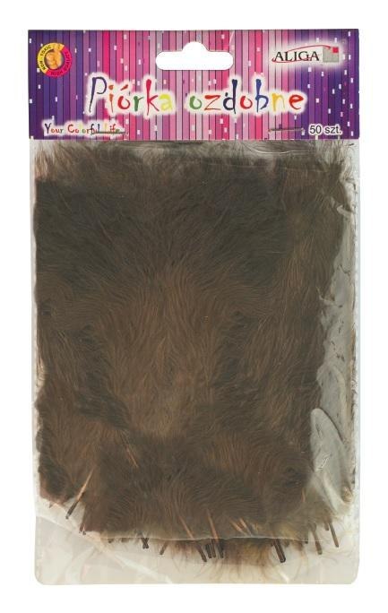 Piórka brązowe 10-12cm op 50szt. | P-152 Piórka brązowe 10-12cm op 50szt. | P-152