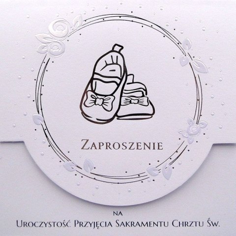 Zaproszenie na Chrzest Św. 10szt. KW LUX