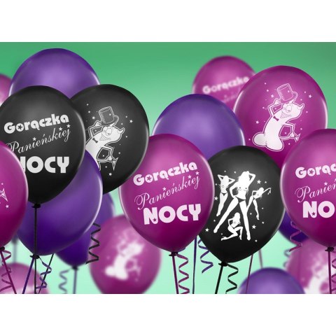 Balony 50szt GORĄCZKA PANIEŃSKIEJ NOCY