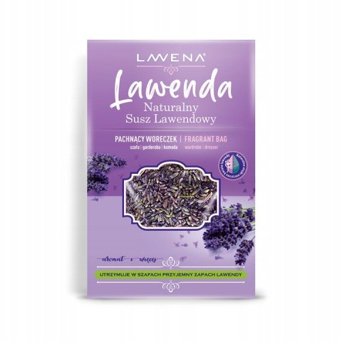 Susz lawendowy pachnący woreczek naturalny LAVENA