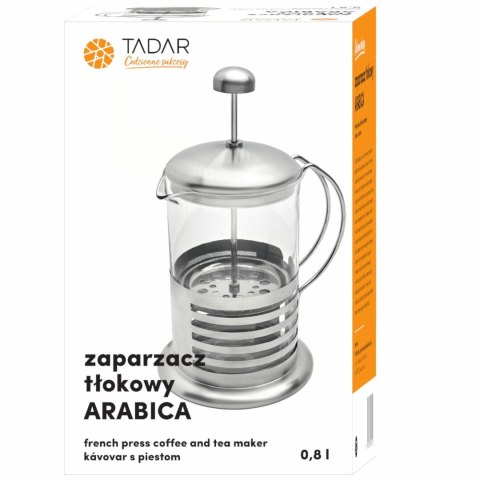 Zaparzacz tłokowy French press Tadar Arabica 0,8L