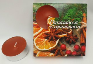 Podgrzewacz zapachowy 4szt. maxi Pomarańcza z cynamonem | TL01POC