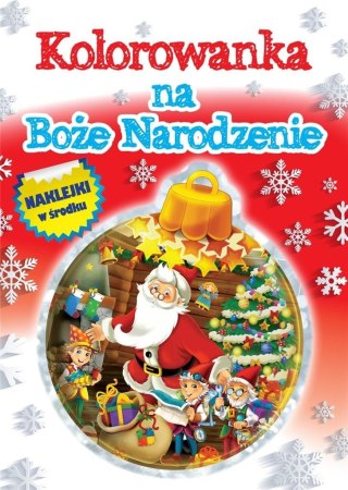 Kolorowanka na Boże Narodzenie + naklejki