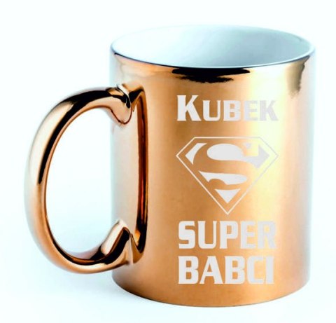 Kubek złoty SUPER BABCI KZ06