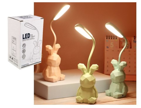 Lampka nocna na biurko KRÓLIK led 28x6,5cm mix NT6116