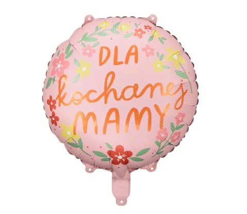 Balon foliowy ''Dla kochanej mamy'' 45cm mix | FB210