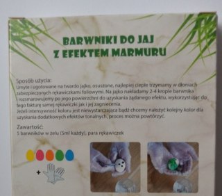 Barwniki do jaj z "efektem marmuru"