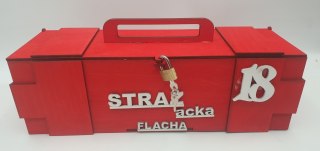 Skrzynka na alkohol STRAŻacka FLACHA "18"