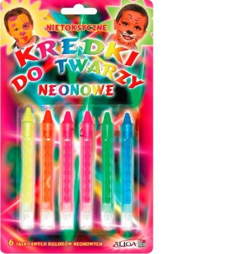 Kredki neon do malowania twarzy wysuwane FP-6N