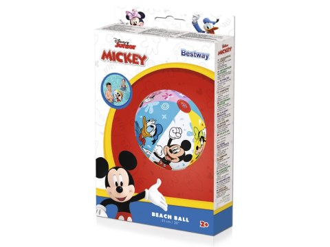 Piłka plażowa Disney 51cm MyszkaMiki Bestway | BE91098