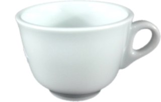 Filiżanka porcelanowa 150ml biała | AR-371TX