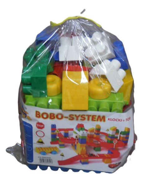 Klocki wielkie Bobo System + tor KW-ŚREDNIE 607