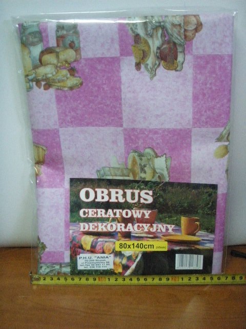 Obrus ceratowy gruby 80x140cm