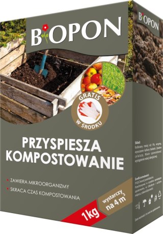 Preparat przyspieszający kompostowanie 1kg BIOPON