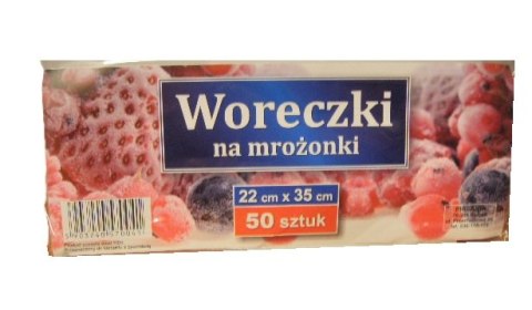 Woreczki na mrożonki 50 szt 22 x 35 cm