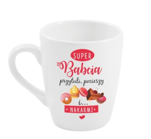 Kubek Baryłka 300ml Super Babcia przytuli, pocieszy i nakarmi