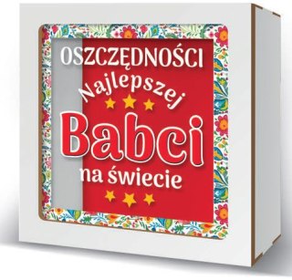 Skarbonka 17,5 x 17,5cm Najlepsza Babcia na świecie