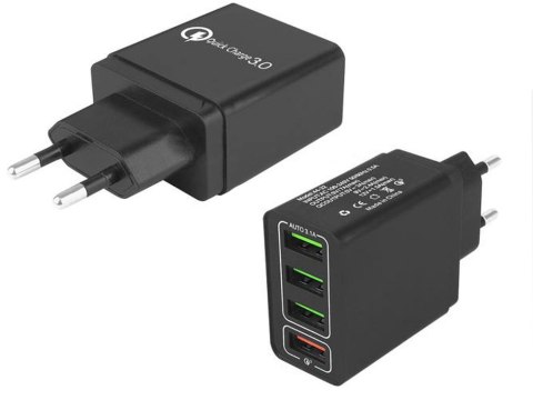 Szybka ładowarka sieciowa 4 xusb quick charge 3.0