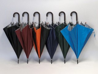 Parasol automatyczny dł.96cm dwukolorowy mix kolorów