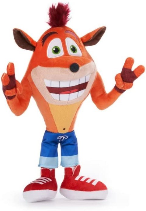 Crash Bandicoot maskotka Crash łapki w górze 32cm